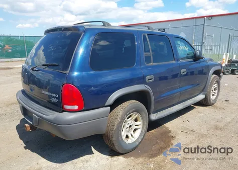 2003 Dodge Durango Sport/Sxt z USA, uszkodzony, nr VIN 1D4HS38N03F576710